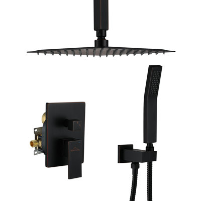 Système de douche complet avec valve brute
