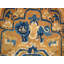 Antique Ningxia Chinese Allover Yellow 1800s Rug