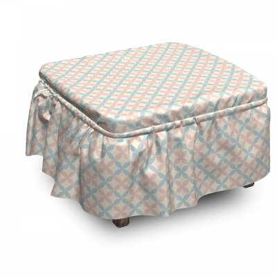 Box Cushion Ottoman Slipcover