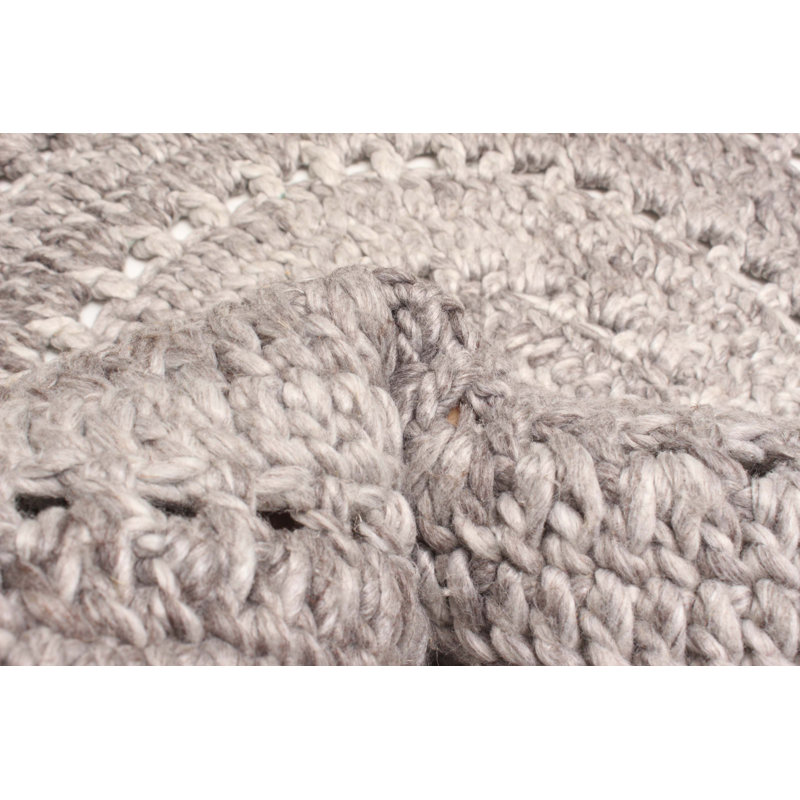 Tapis gris Sienna 3 pi 1 po x 3 pi 1 po