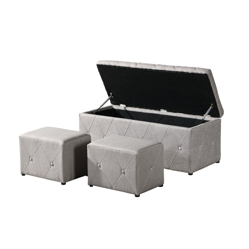 Rangement moderne moderne en lin beige avec éponge douce - Coussin pour un confort accru Idéal pour la chambre à coucher, le salon et le balcon, linge de maison, oreillers