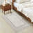 Grey/Beige Oriental Floral Machine Washable Area Rug with Non-Slip Backing-1417661463