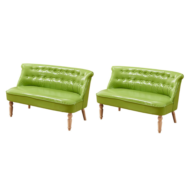 Banc rembourré en similicuir Bar