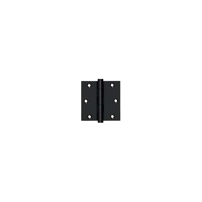 102'' x 102'' Butt Bearing Hinge, Black