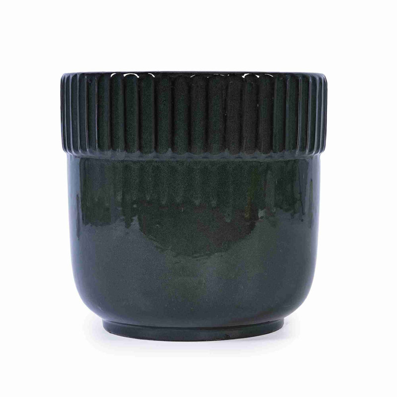 Pot de fleurs en céramique de haute qualité, Noir antique