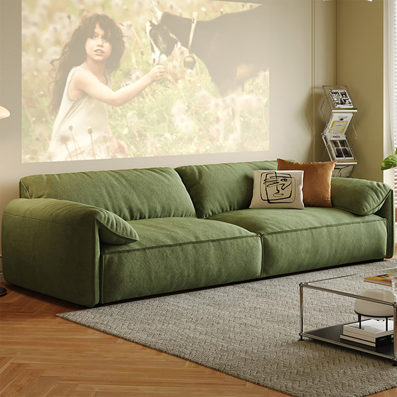 Coussin blanc modulaire 100% polyester, H 31,1 po x l 109,06 po x P 40,94 po, 4, Vert