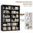 72" H x 47.2" W Wood Double 6-Tier Bookcase-128999103