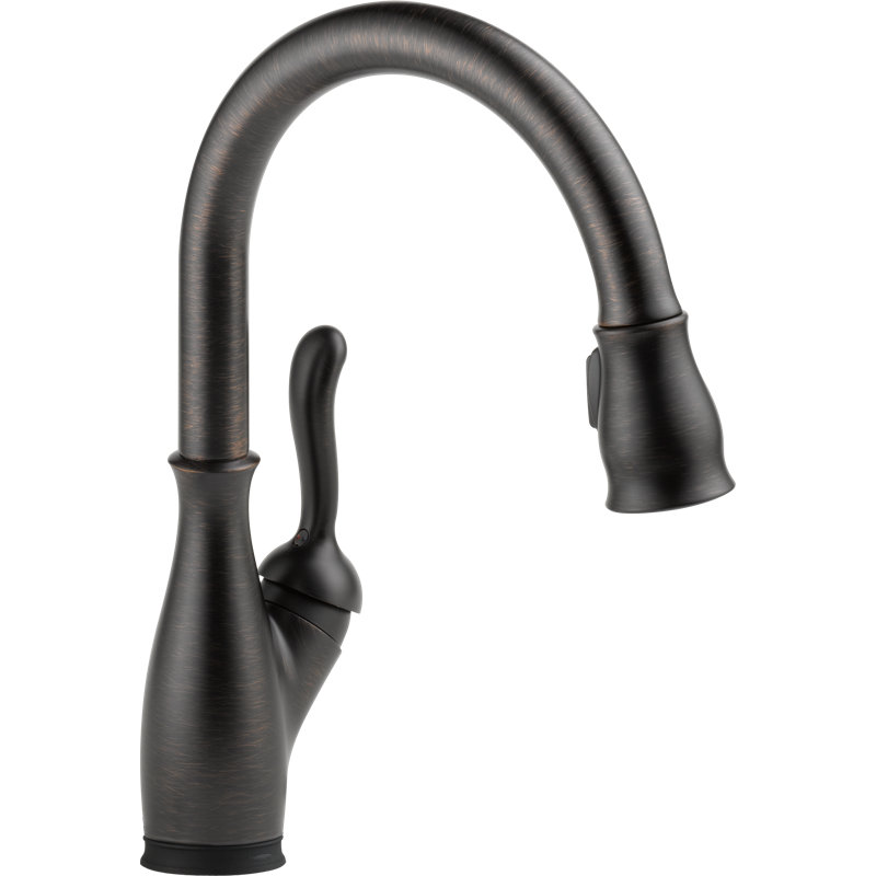 Robinet d'évier de cuisine à commande tactile avec pulvérisateur rétractable Leland, Bronze vénitien