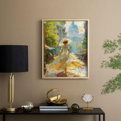 Reproduction encadrée «WOMEN Series DCCLxx III» - bois massif