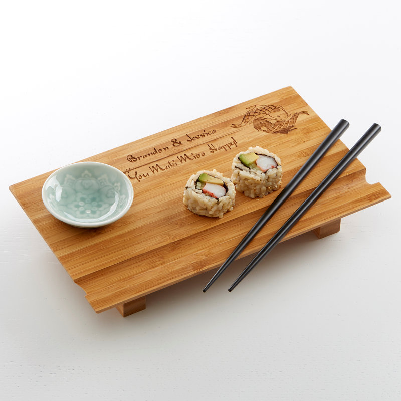 Planche à sushi personnalisée Yin and Yang, Oui