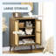Buffet avec portes en rotin