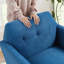 Chaise d'appoint rembourrée contemporaine avec structure en bois massif Hloting-124928683