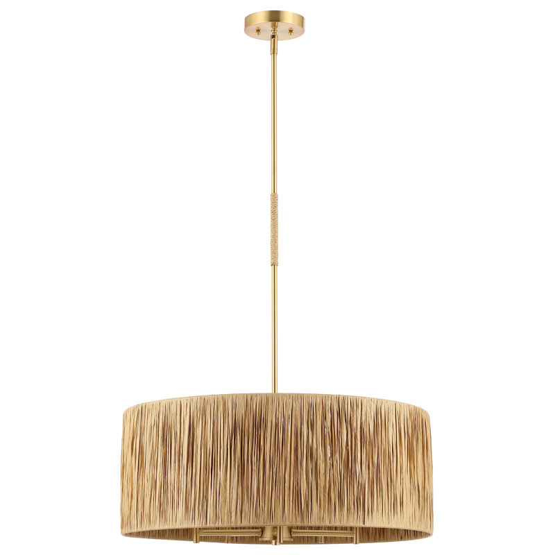 Luminaire suspendu tambour 1 lumière