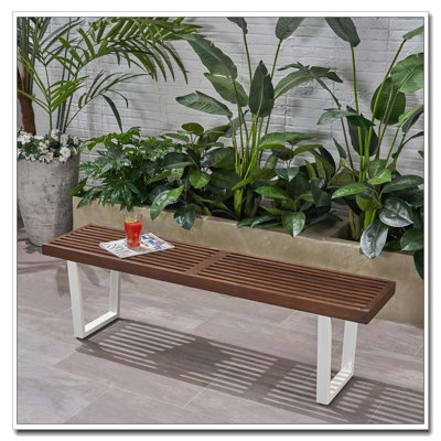 Solid Wood Outdoor Bench