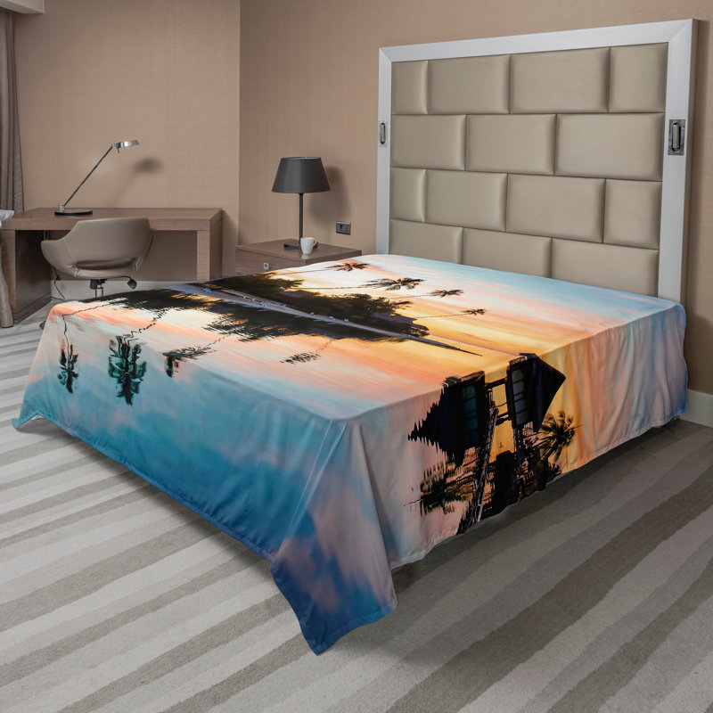 Drap-housse Ambesonne, Drap plat grand