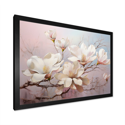 Sérénade de magnolias sur toile