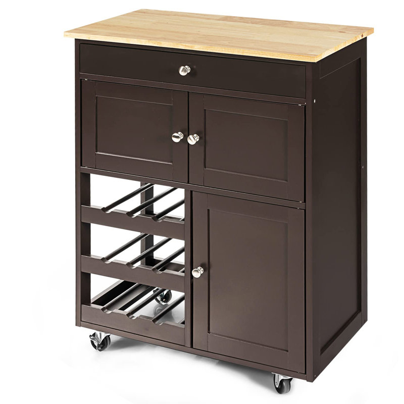 Alysianna Wood Kitchen Island, Brown