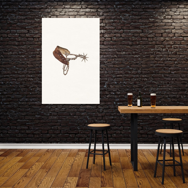 «Cowboy rétro», reproduction d'art mural classique, paysage de cheval traditionnel rustique, 60" H x 40" W