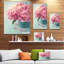 Pink Peony Flowers In Vase - Print-141031629-143377489
