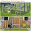 Très grand Catio 110 po avec toit imperméable, enclos extérieur pour animaux de compagnie de 57 pi Platform avec plateformes, boîtes de repos et ponts pour petits animaux
