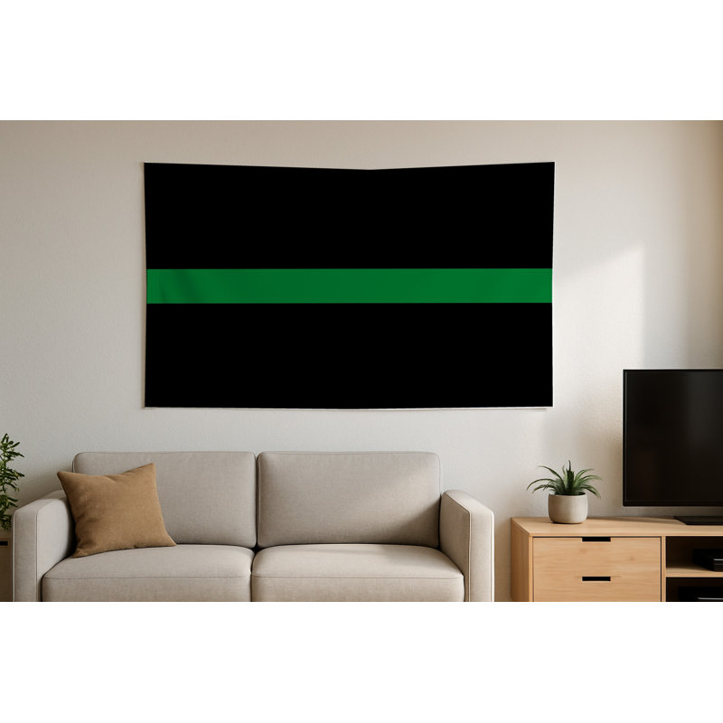 Drapeau de la Ligne Verte Fine — Drapeau