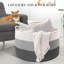 Laundry Basket, Large Blanket Basket For Toys & Clothes, 55X35cm 68L Foldable Hols Shape Wel, Colours Suit Neutral Decor Laundry Hamper For Living Room Bedroom-1037947858