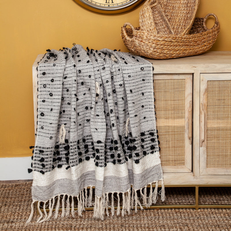 Hand Woven Throw Blanket