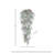 Frost Pine And Cedar Leaf Teardrop