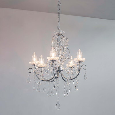 Osias 5 - Light Candle Style Chandelier