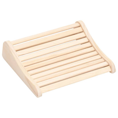 vidaXL Sauna Headrest Natural Pine Solid pine wood Simple Sauna Headrest