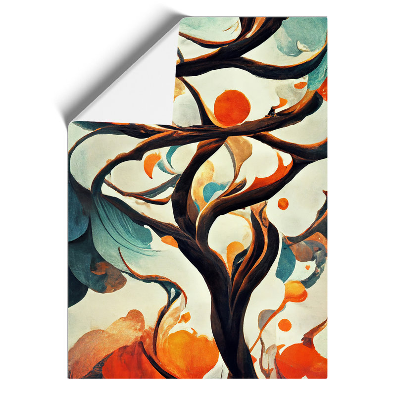 Abstract Tree Branches No.7 - Wall Art, Paper, 59.4cm H x 42cm W, No Matte