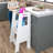 Wooden Kitchen Step Stool