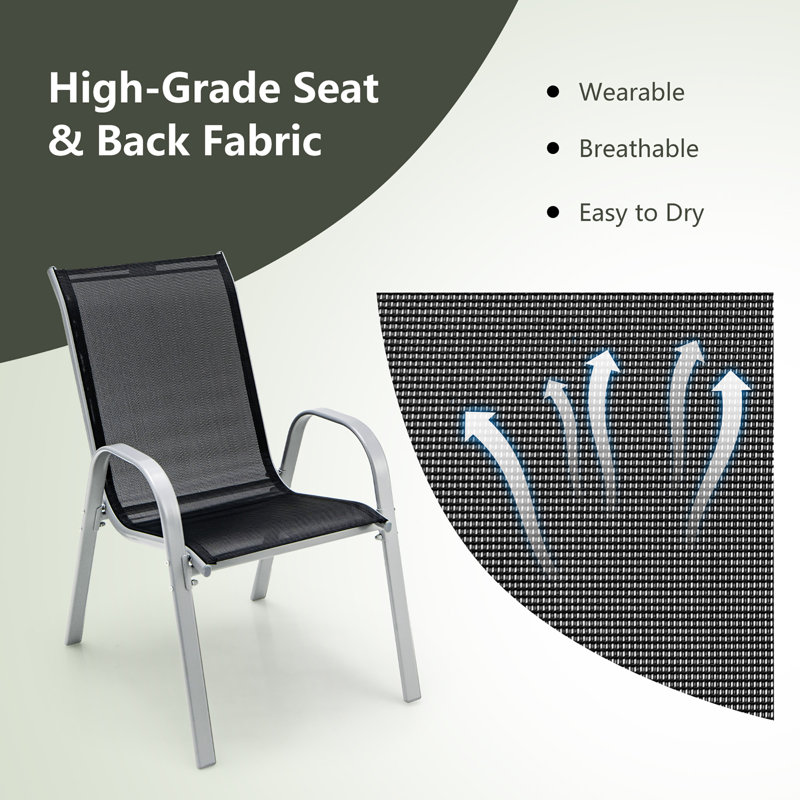 Fauteuil empilable de salle à manger Marrs