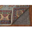 Light Blue Geometric Kazak Oriental Rug 5x7