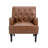 28.5" W Faux Leather Armchair-77636345