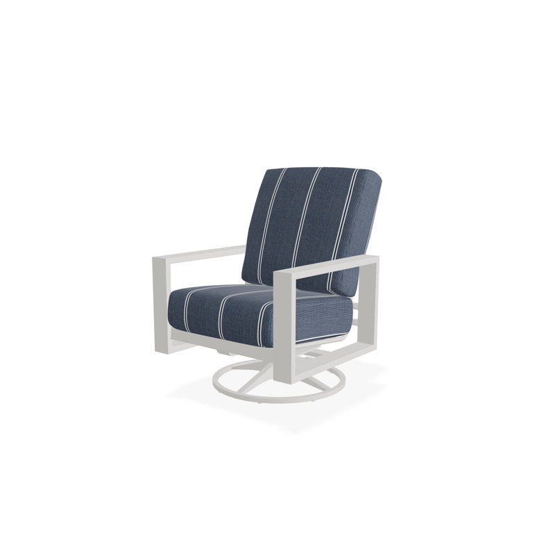 Larssen Deep Seating Cushion Swivel Rocker, Snow, Huskie
