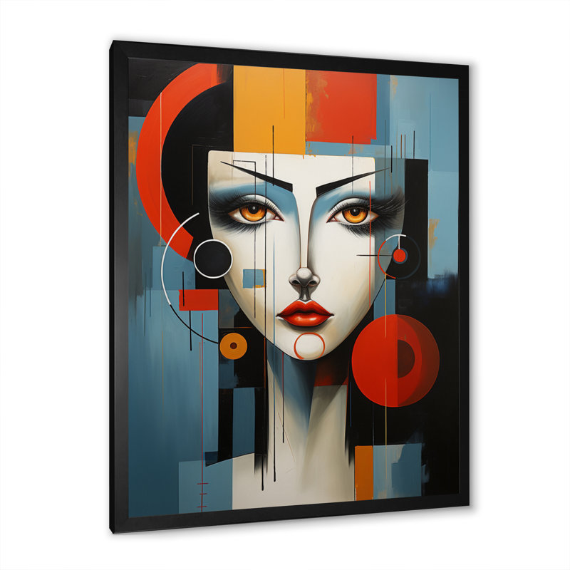 «Constructivism Emphasises The Intégrative I», reproduction d'art sur toile, H 40 po x l 30 po x P 1,5 po, Noir