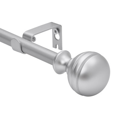 UTOPIA ALLEY Gursharan Wall Mounted 5/8 Inch Curtain Rod For Window, Adjustable Drapery Rods, Bedroom & Living Room Decorative Curtain Rods, Tapestry Poles