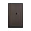 Armoire de rangement pliante noire avec portes verrouillables, tablette réglable, idéale pour le bureau, porte à ressort et armoire de rangement en tube d'acier solide