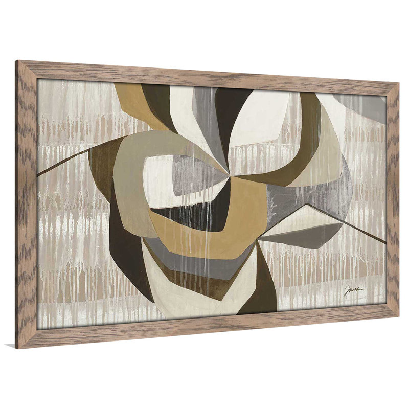 Jack in the Box - Peinture, Cadre taupe délavé, H 21,5 po x l 27,5 po x P 0,75 po
