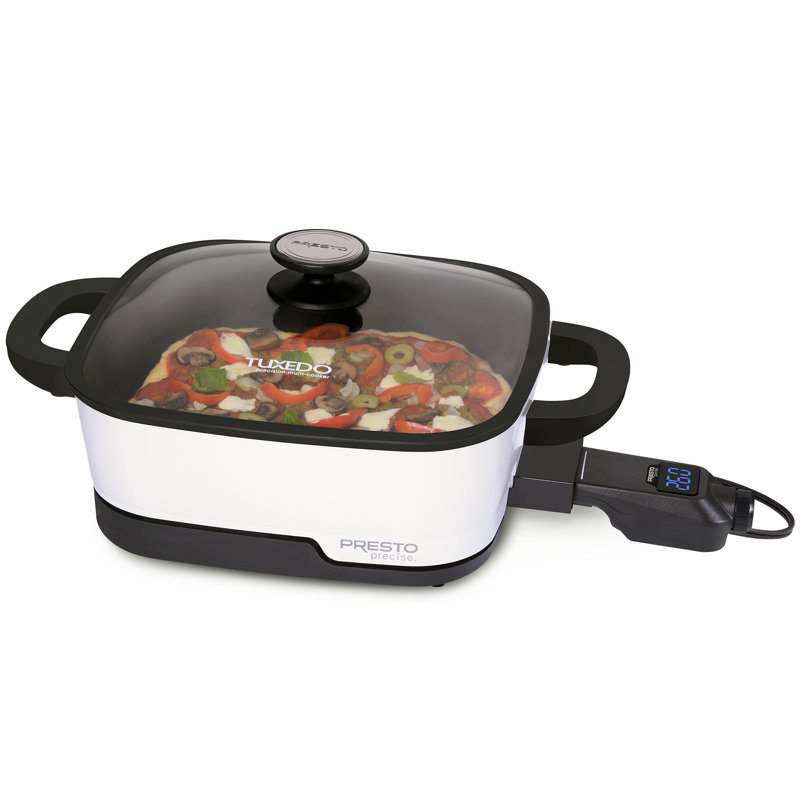Presto Precise Tuxedo Digital Precision 12" Skillet Multi-Cooker