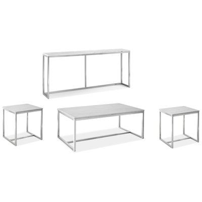 Parkdale Rectangular Cocktail Table With 2 Rectangular End Table And Sofa Table