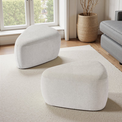 Adna 67.1Cm Wide Triangle Footstool Ottoman