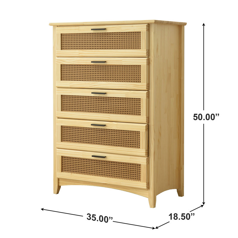 Tiroir Chardip Shaker, Naturel