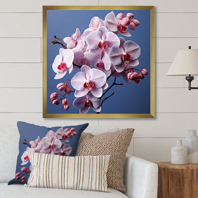 Orchidées mauves I - orchidées murales