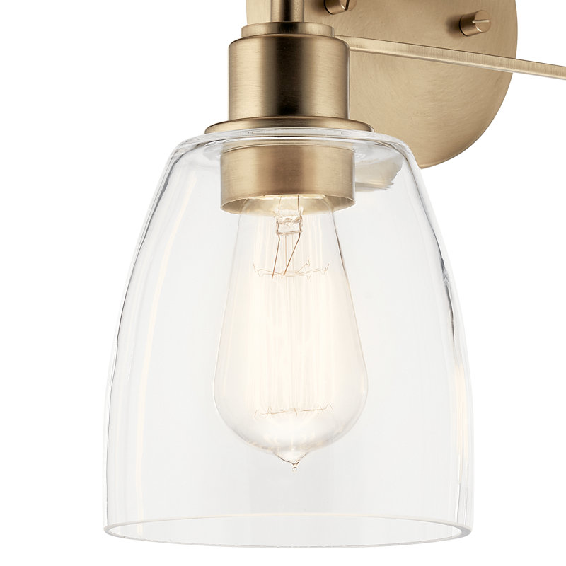 Éclairage pour salle de bain 2 lumières Meller, Champagne champagne