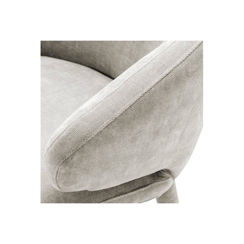 Cardinale Upholstered Arm Chair, Sand