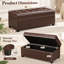 Banc de rangement avec repose-pieds 40 po-2056327141