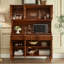 Garde-manger multifonctionnel en bois massif American Retro