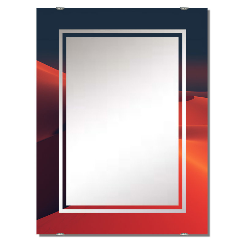 Veschi - Miroir mural désert MIR140754, 40 po x 30 po